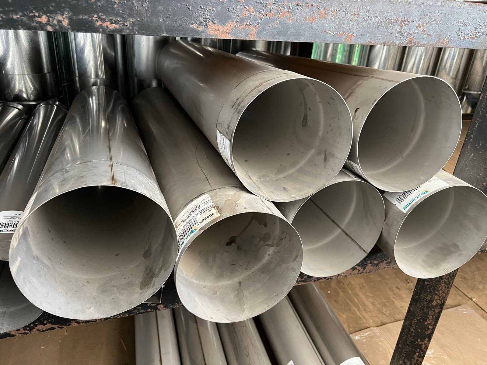 Труба димохідна довжина 0,5 м нержавіюча сталь Ø140 мм товщина 0,8 мм (труба димохідна)