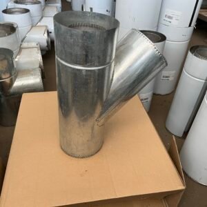 Трійник 45 нерж.в оцинк. D120x180 0.8mm