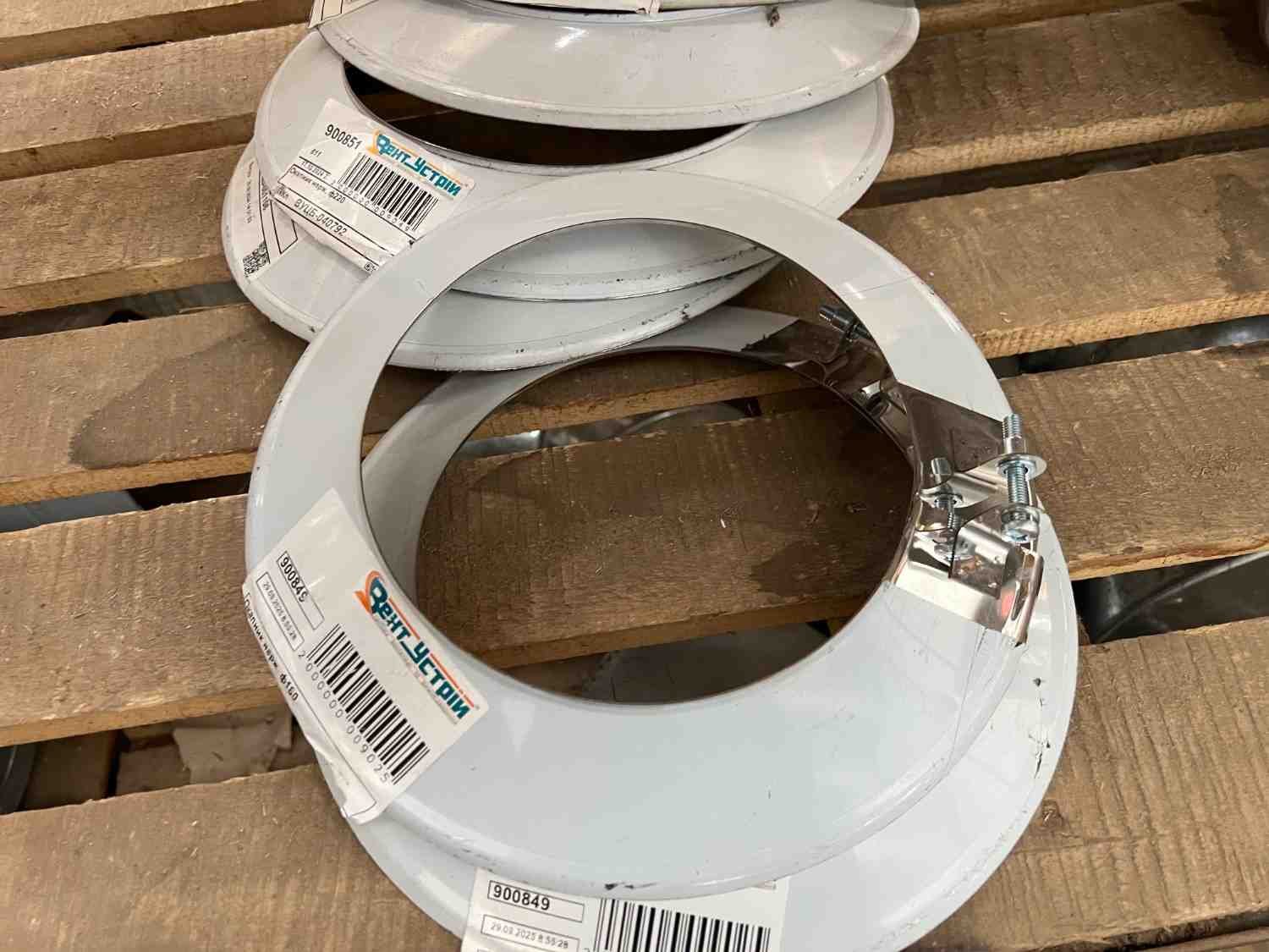 Окапник (фартух) димохідний нержавіюча сталь Ø200 мм (окапник димохідний)