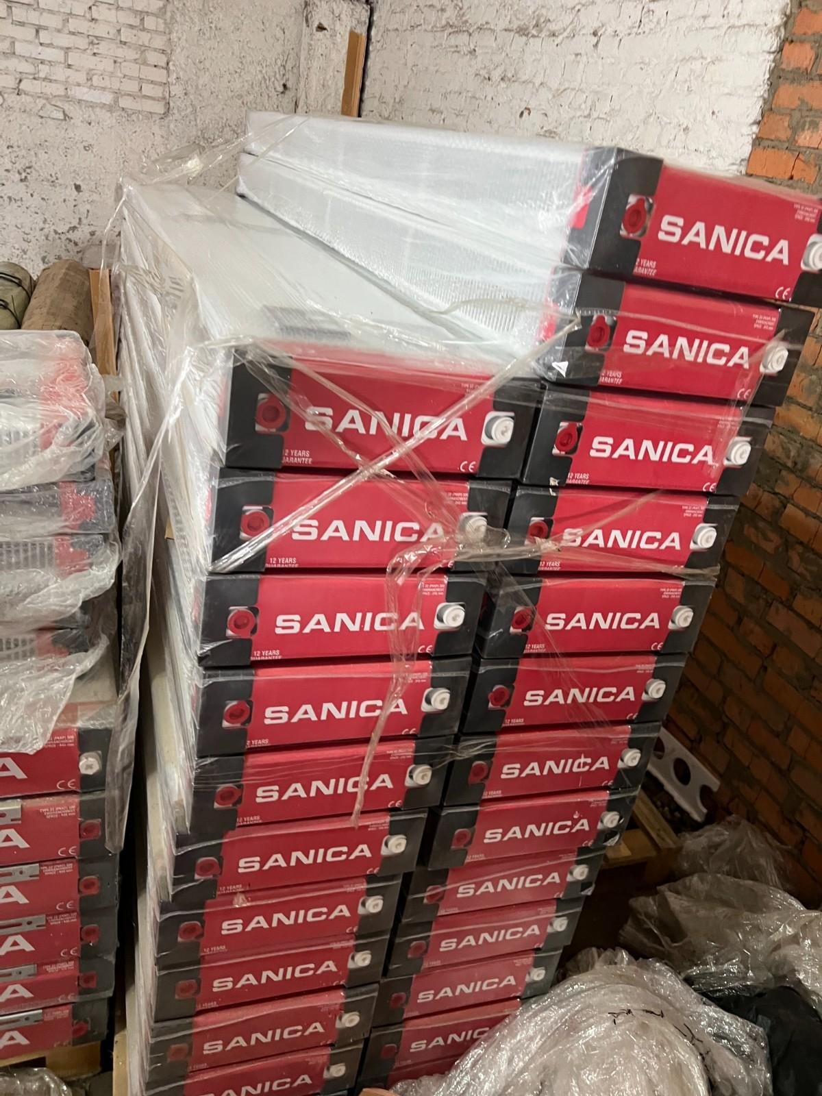 Радіатор сталевий Sanica тип 22 300×2000 (сталевий панельний радіатор опалення Sanica)