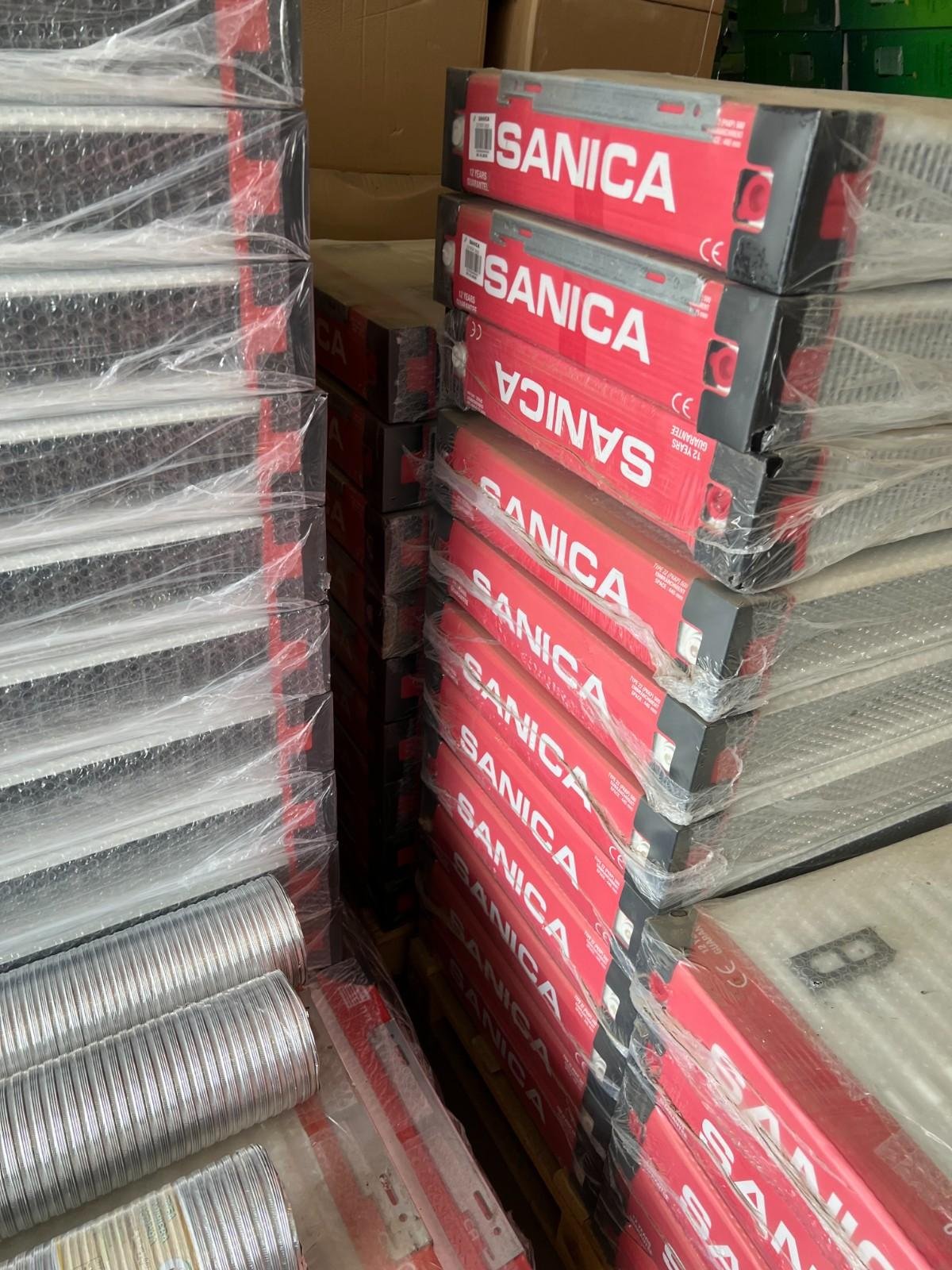 Радіатор сталевий Sanica тип 22 300×2000 (сталевий панельний радіатор опалення Sanica)