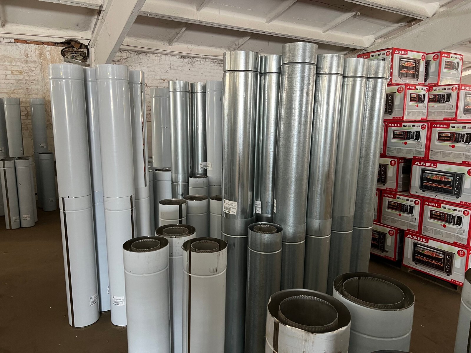 Труба димохідна сендвіч довжина 1,0 м нержавіюча сталь (нерж./нерж.) Ø200×260 мм товщина 1,0 мм (труба сендвіч димохідна)