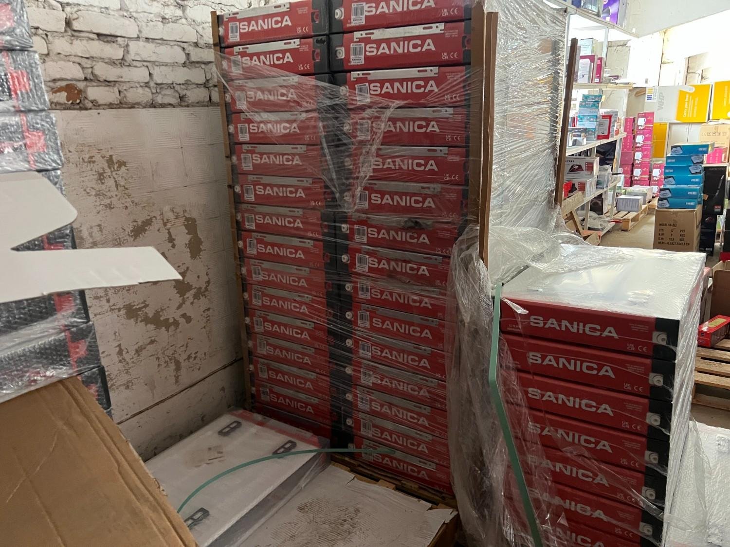 Радіатор сталевий Sanica тип 22 300×2000 (сталевий панельний радіатор опалення Sanica)