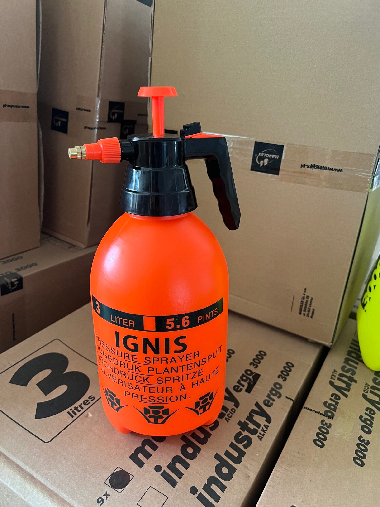 Оприскувач ручний IGNIS TF-3L 3л (20штxуп) помаранчевий