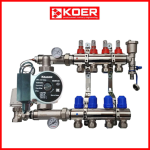 Колекторна група в зборі на 4 контури