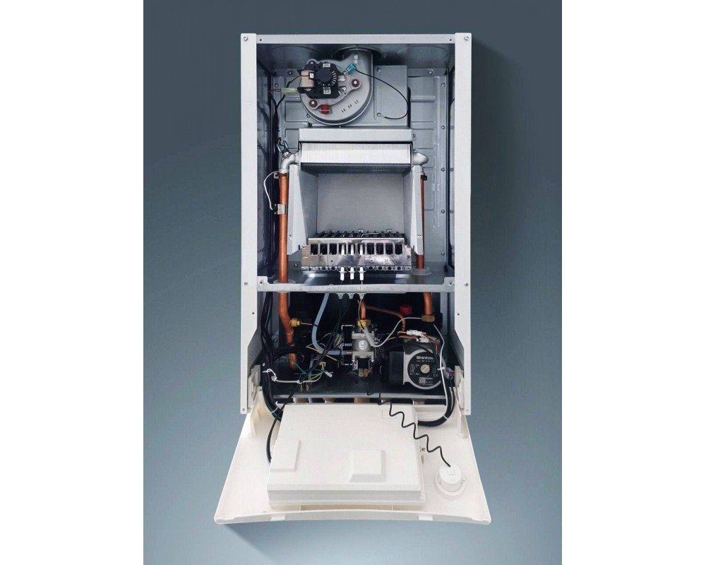 Котел газовий турбо. Роктерм TR2-B24 24кВт (2 теплобм. + труба)