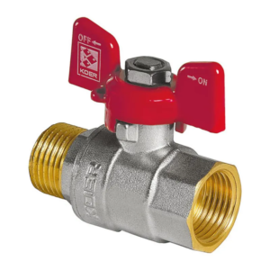 Кран KOER МІНІ 1/2 дюйма ГШБ (кран гайка/штуцер, бабочка) (КОЕР)