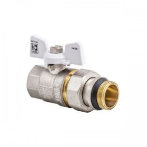 Кран Коер з американкою 3x4 white