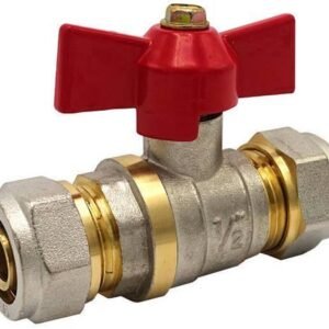 Кран на МП трубу 16х1x2 нар. KOER