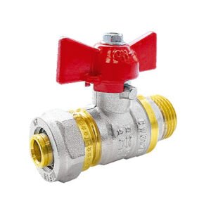 Кран на МП трубу 16х1x2 вн.