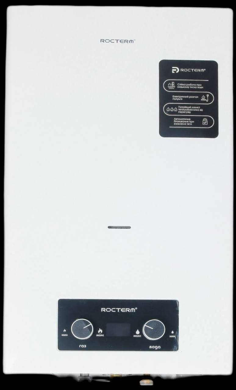 Газова колонка RocTerm VEGA 10 АЕ модель 011 (проточний газовий водонагрівач RocTerm, ВПГ)