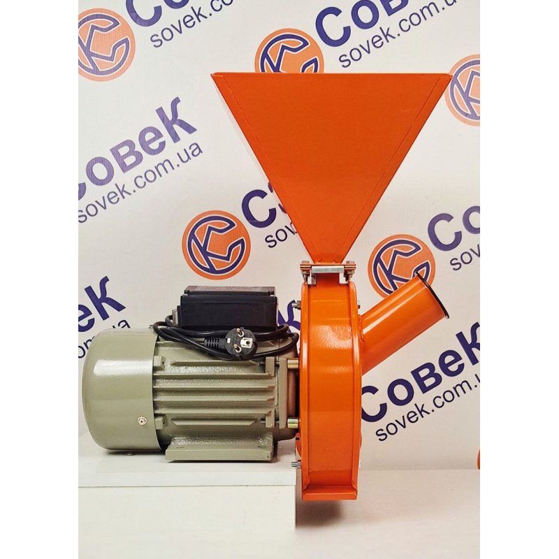 Електродробилка Лан-2 (зерно+початки)