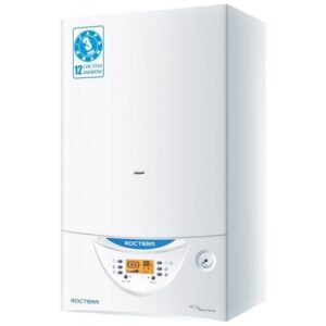 Котел газовий турбо. Роктерм TR2-B24 24кВт (2 теплобм. + труба)