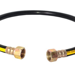 Шланг газовий гумовий чорний 250см (мет)