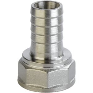 Штуцер латунний 1/2″ В × 12 мм (внутрішня, нікель)