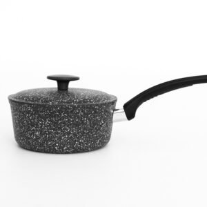 Сотейник алюмінієвий 1.2 л з антипригарним покриттям і скляною кришкою AD60163 Talco (сотейник Talco, антипригарний)