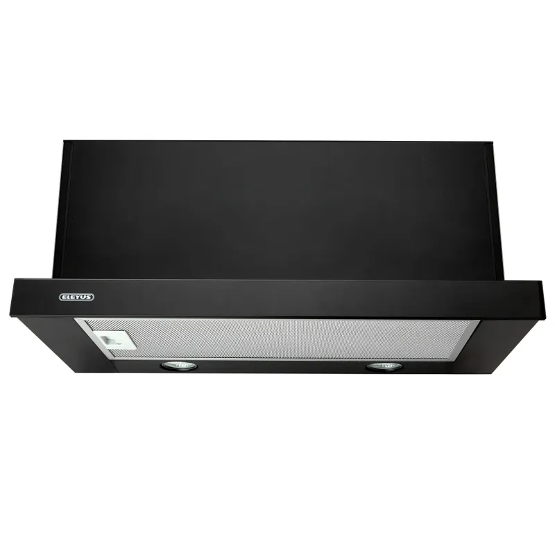 Витяжка кухонна ELEYUS Storm G 1200 LED SMD 60 BL 226Вт, 1200 м³/год, телескопічна, чорна (витяжка ELEYUS, телескопічна)