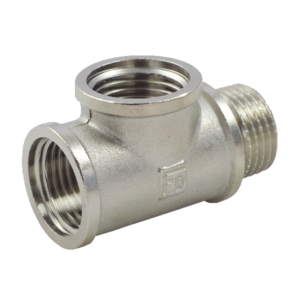 Трійник 1x2ВВН нікель