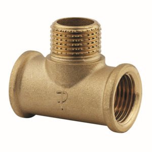 Трійник латунний 1/2″ В-В-Н (внутрішня/внутрішня/зовнішня)