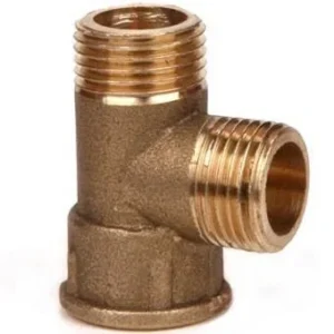 Трійник латунь 1x2 В-В-В