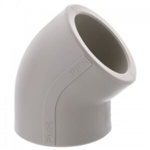 Кутник ППР 63 × 45° SANICA сірий