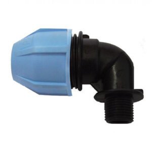 Угол зажим. ПНД d 25x1x2 різьба наруж.