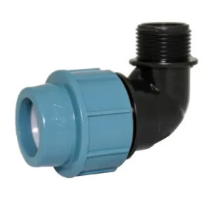 Угол зажим. ПНД d 50x1 1x4 різьба наружн.