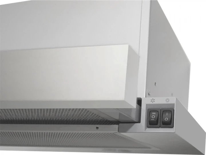 Витяжка кухонна ELEYUS LOTUS 470x50 INOX телескопічна, 470 м³/год, 50 см, нержавіюча (витяжка ELEYUS, телескопічна)