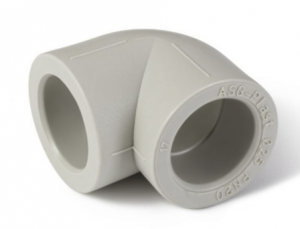 Кутник ППР 20 × 1/2″ Н SANICA білий (зовнішня)