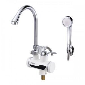 Змішувач водонагрівач Zerix ELW-08ER з лійкою, з показником температури (3 кВт)