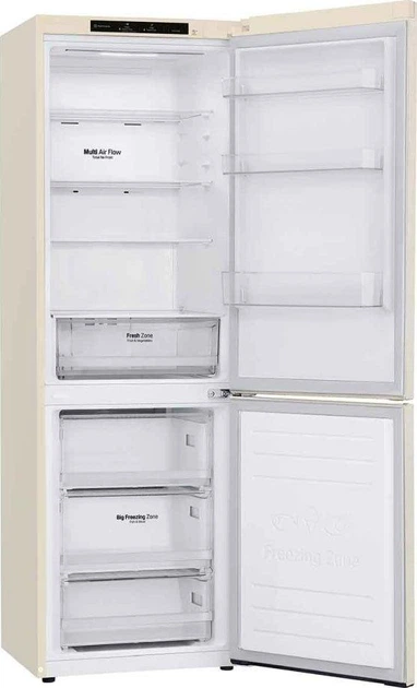 Холодильник LG GC-B459SECL 1,86мxБежевий колір