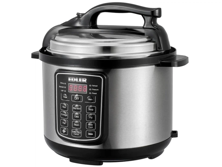 Мультиварка-скороварка EDLER ED-PC1806 — 5 л, 900 Вт