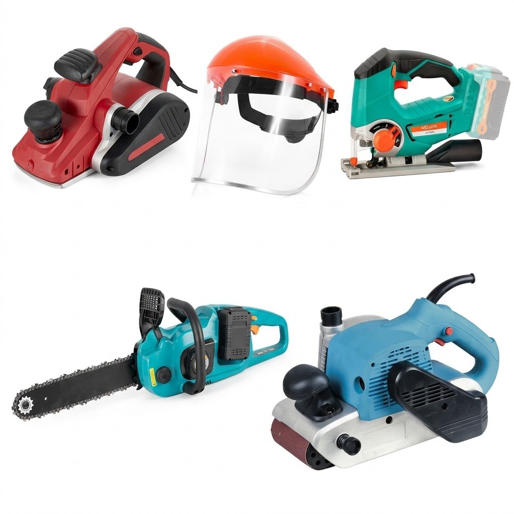 Деревообробне обладнання та інструменти