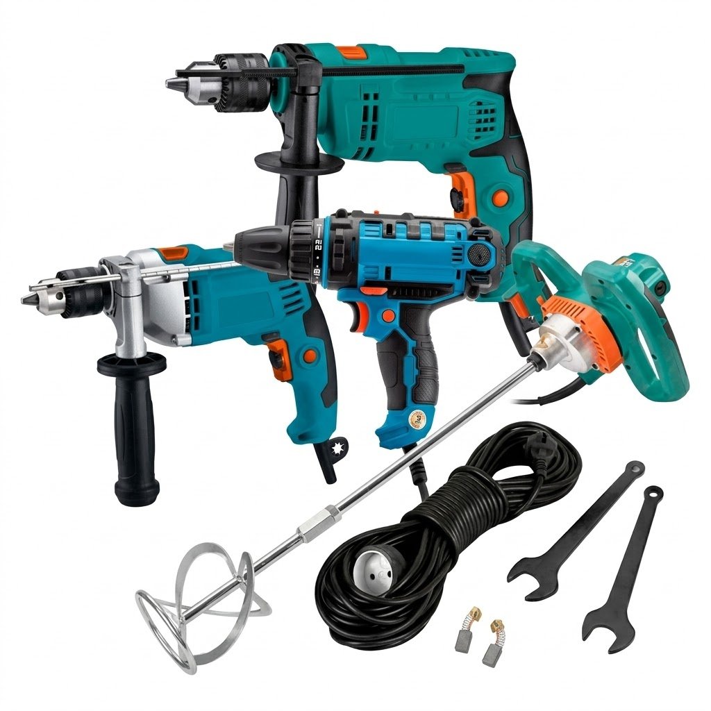 Дрилі та шуруповерти