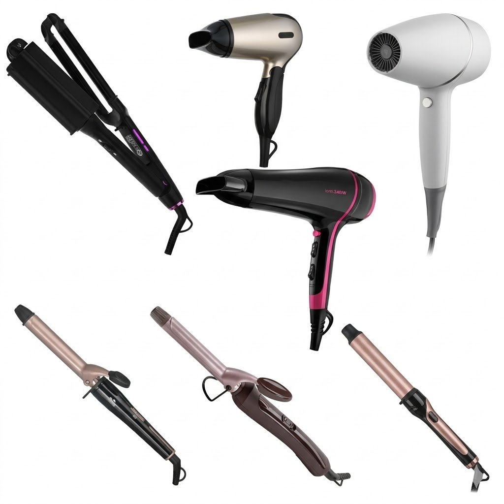 Прилади для догляду за волоссям